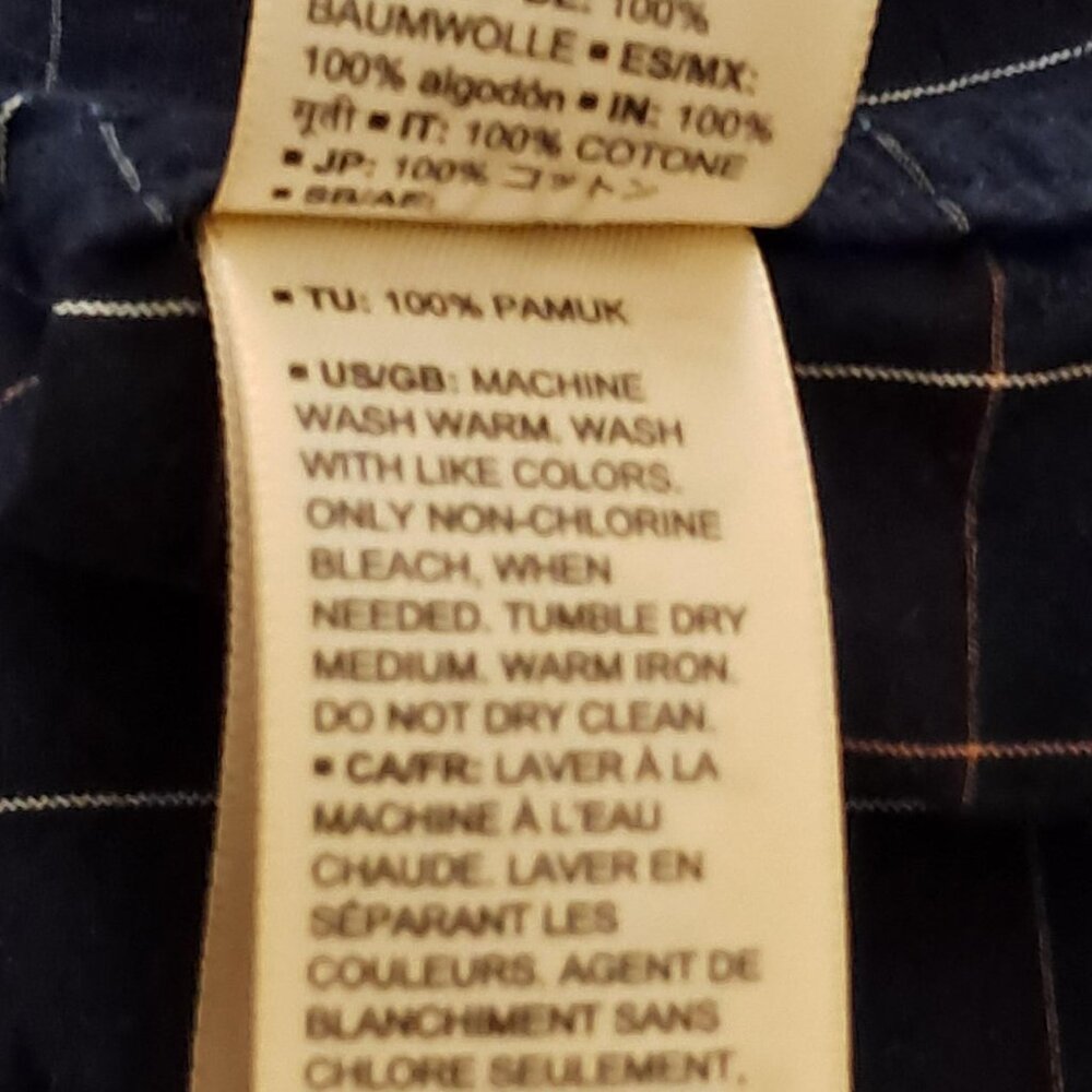 Men's Short Sleeve Button Down Shirt, Size Large - Picture 5 of 5